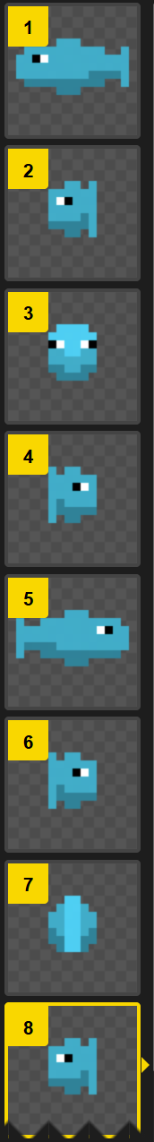 All 8 frames filled in