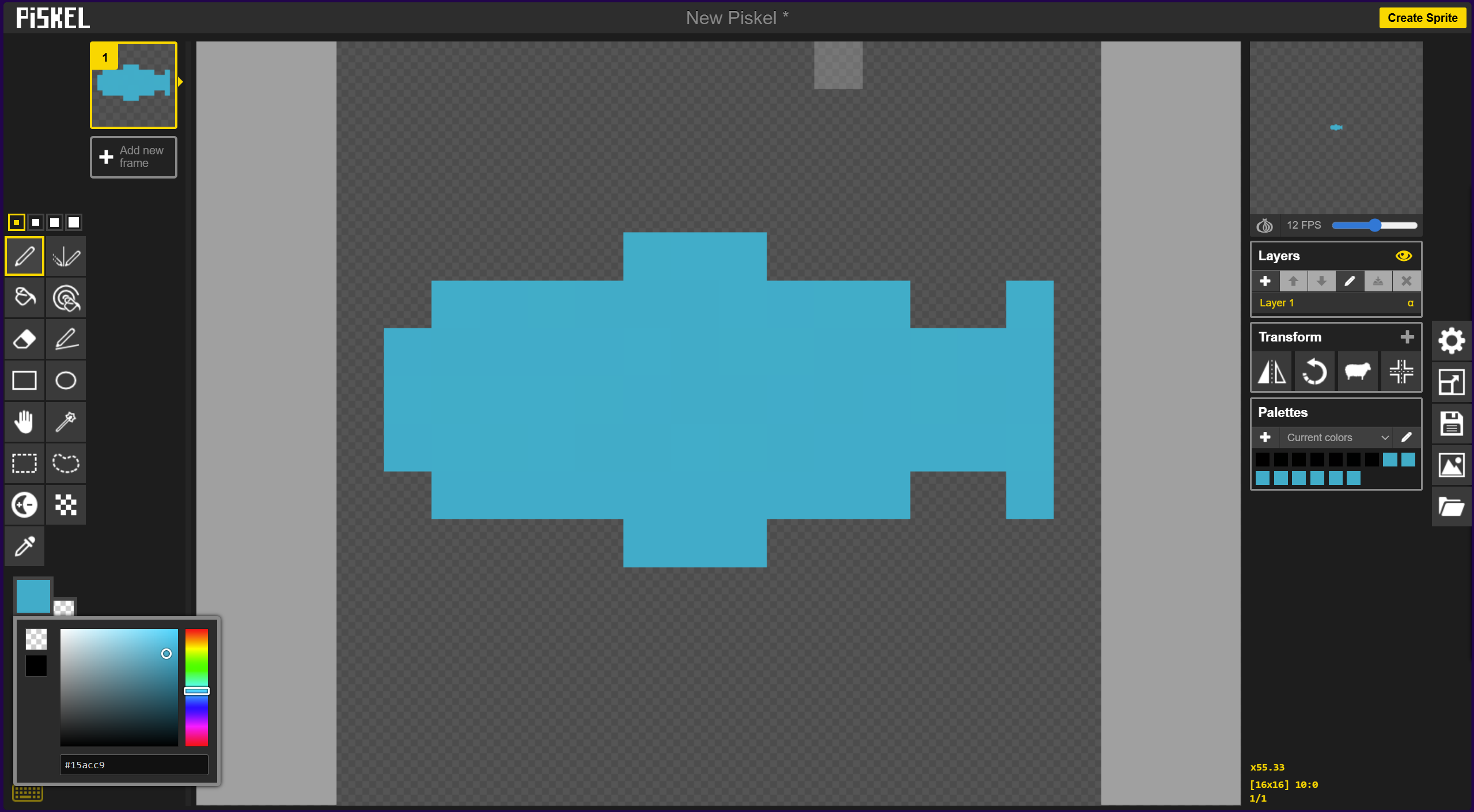 Silhouette of a fish